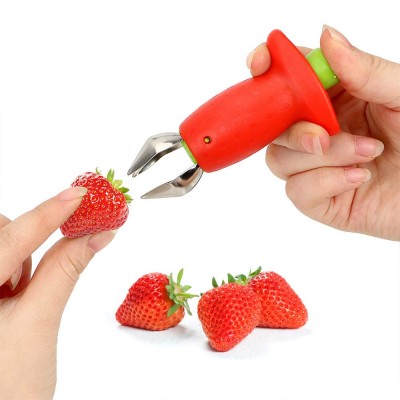 Strawberry Huller Cherry Pitters Portable Gadget Knife Fruit Vegetable Leaf Stem Remover Tomato Stalks Kitchen Tool