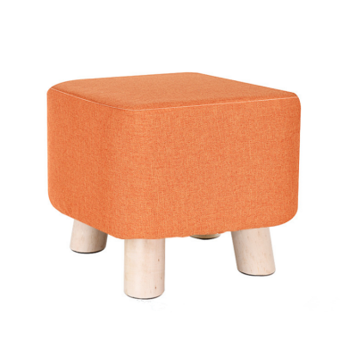 Small Round Wood Stools Wooden Ottoman Shoe Stool